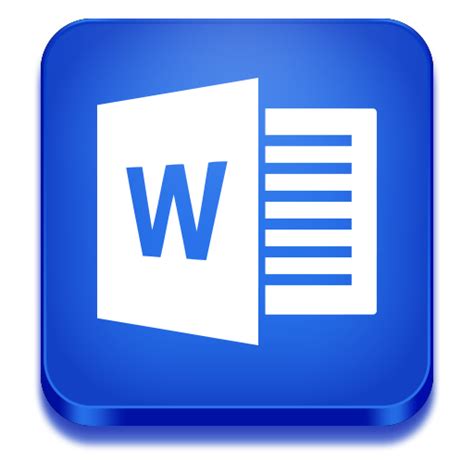 Word Icon Microsoft Office 2013 Iconset Iconstoc Png Transparent