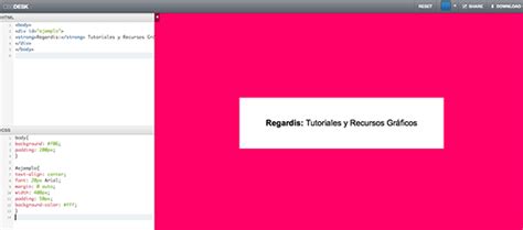 3 Editores de HTML y CSS Online » Regardis