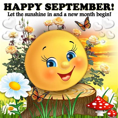 Let The Sunshine In And A New Month Begin Happy September Pictures
