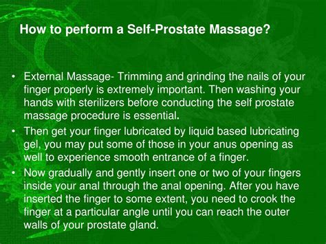 Benefits Of Self Prostate Massage Therapy Kienitvcacke