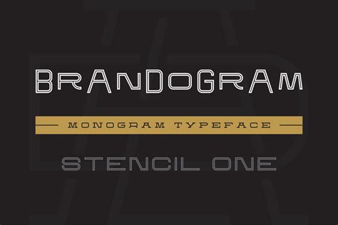 Brandogram Stencil One Design A Lot