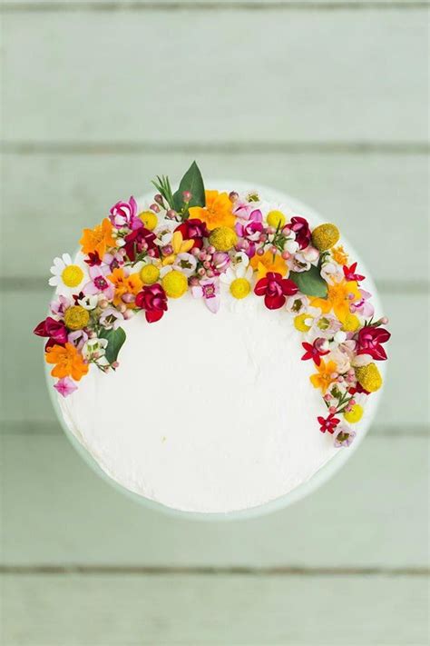 These Edible Flower Wedding Cakes Are Next Level Gorgeous Brit Co