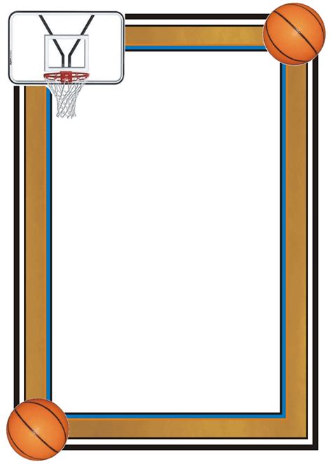 Basketball Page Borders Clipart Best