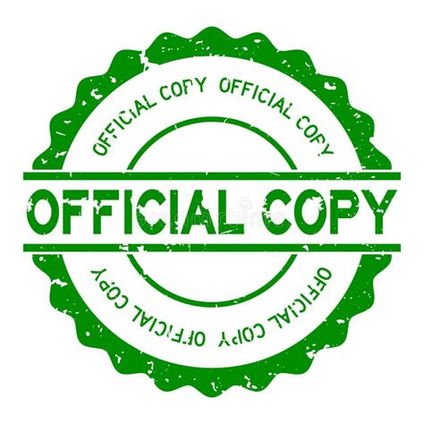Certified True Copy Stamp Stock Illustrations 24 Certified True Copy