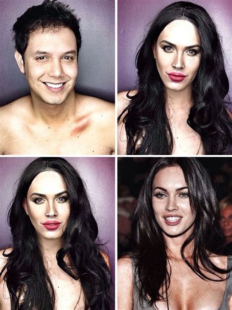 Guy Uses Makeup To Look Like Celebrities Makeupview Co