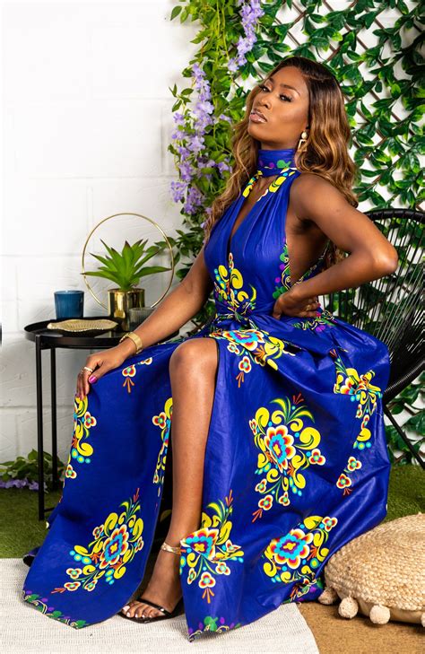 Ankara African Infinitymultiway Maxi Dress African Print Etsy Uk African Print Long Dress