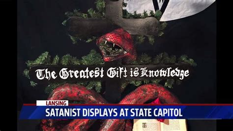 ‘snaketivity — Satanic Temple Installing Display On Michigan Capitol Lawn