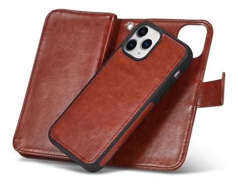 Brg Iphone 12 Pro Max Magnetic 2 In 1 Detachable Leather Wallet Case