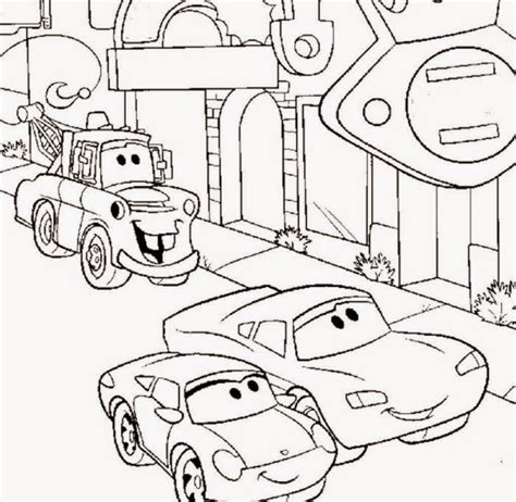 Mewarnai Gambar Cars - Mewarnai Gambar