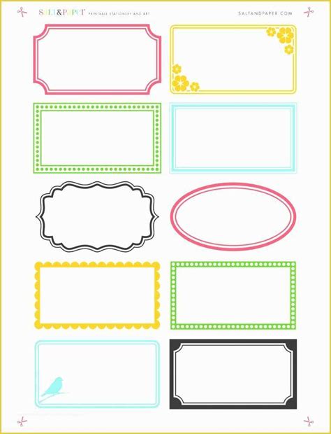 Free Label Design Templates Of Free Printable Bag Label Templates Hot Sex Picture
