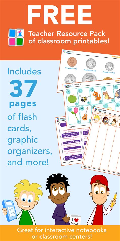 Free Teacher Resource Pack Of Classroom Printables 37 Pages Of Flash