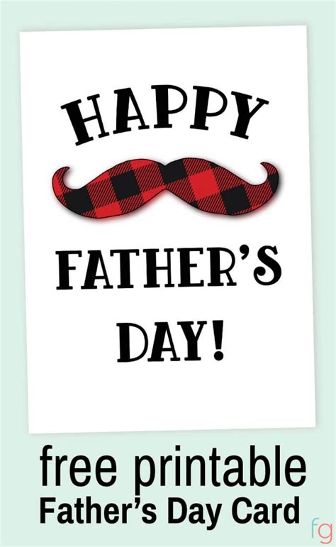 Father's day cards to print. Father's Day Card - Free Printable