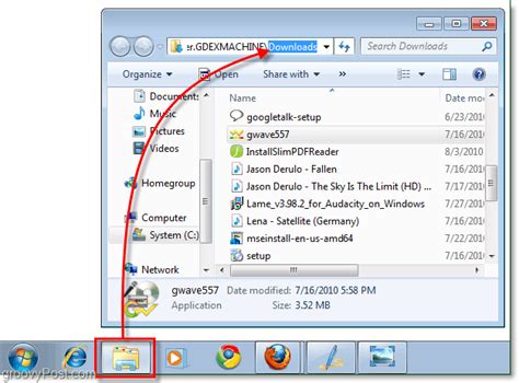 How To Change The Windows 7 Explorer Default Folder
