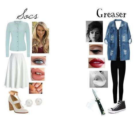 Greasers And Socs Girl Greaser Outfit Outsiders Outfits Greaser Girl