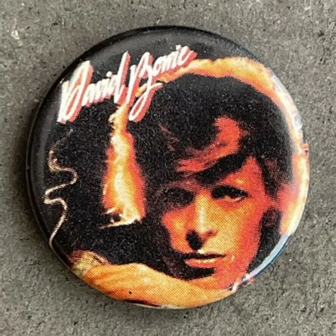 Vintage Early 1980s David Bowie Pin Young Americans Button 1 Badge