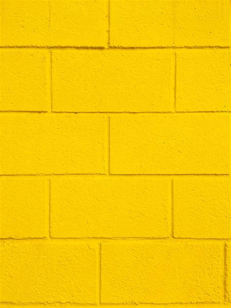 4k Free Download Wall Bricks Surface Rough Yellow Hd Phone