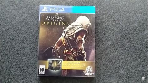 Unboxing Assassins Creed Origins Gold Edition Steelbook Ps4 Ptbr