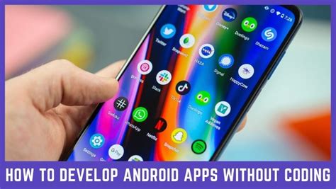 How To Develop Android Apps Without Coding Easy App Development
