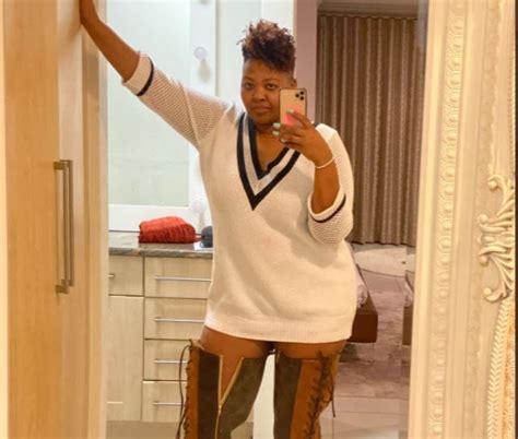 Look Radio Personally Anele Mdoda Tries On Her Thigh High Boots