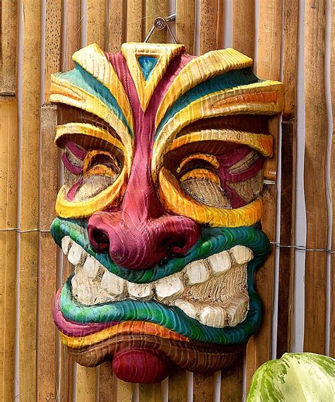 Take A Look At This Happy Tiki Face Outdoor Wall Mount Today Tiki