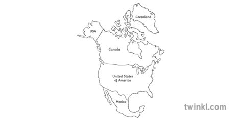 North America Continental Map Transparent Png Svg Vec