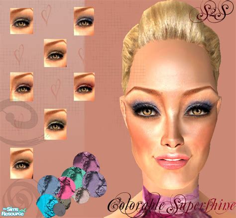 The Sims Resource Set 26 Colorable Supershine
