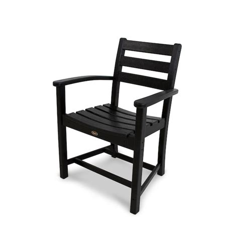Trex Outdoor Furniture Monterey Bay Charcoal Black Hdpe Frame