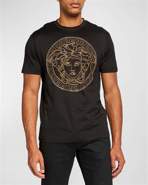 Versace Mens Beaded Medusa T Shirt Neiman Marcus