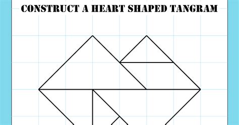 Heart Tangram Printable Printable Word Searches