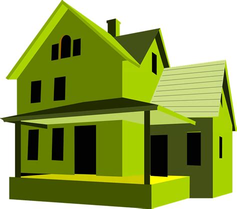 Haus Grün Heimat Kostenlose Vektorgrafik Auf Pixabay Pixabay