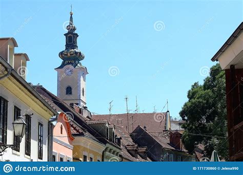 Architecture In Zagreb Croatia Stock Photo Image Of Flower House