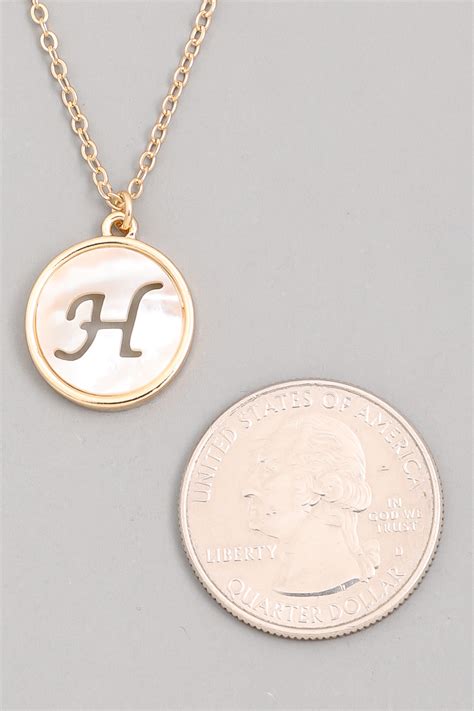 Elisa 18k gold vermeil pendant necklace in genuine turquoise + the elisa 18k gold vermeil pendant necklace in genuine turquoise is the same style you love, made with elevated new materials. GOLD Alphabet H Pendant Necklace - Necklaces