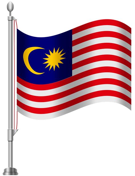 Bendera Malaysia Berkibar Png Fingerprint Clipart Thumb Impression 2048