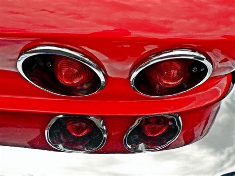 Classic Car Tail Lights Photograph By Karl Rose Fine Art America