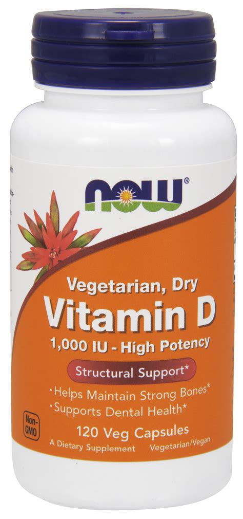 However, up to 50% of the world's population may not get enough sun, and 40% of u.s. NOW Supplements, Vitamin D 1,000 IU Dry, High Potency ...
