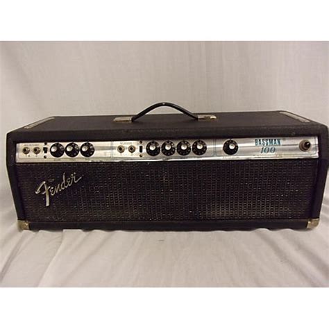 Vintage Fender 1970s Bassman 100 W 60s Bassman Cab Tube Bass Amp Head