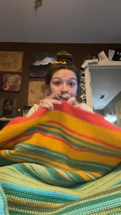 Im Behind On My Temperature Blanket Crochet Bedspread Pattern Crochet Patchwork Blanket Crochet
