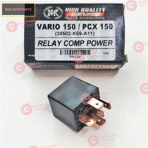 Relay Comp Power 5 Pin Honda Vario 150 38502 K59 A11 Pcx 150 Adv 150 Beat Fi Beat