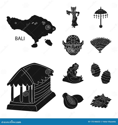 Vector Design Of And Traditional Logo Set Of And Bali Vector Icon For