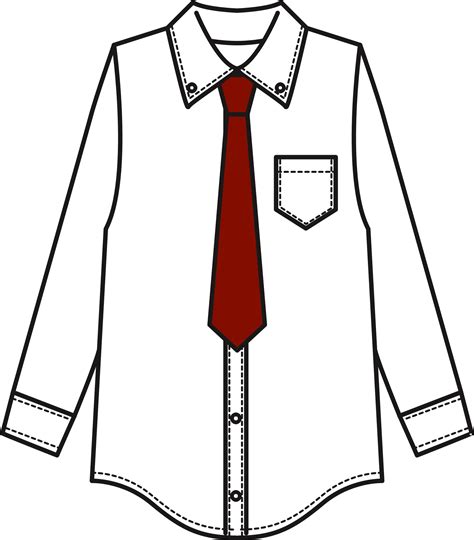 White Shirt And Tie Clipart 10 Free Cliparts Download Images On