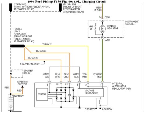 94 f150 alternator wiring diagram. 1992 electical issues - Page 2 - F150online Forums