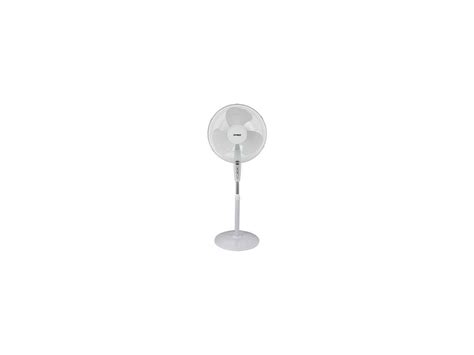 Optimus F 1672wh 16 Oscillating Stand Fan With Remote White