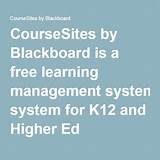 Images of Blackboard Learning Management System
