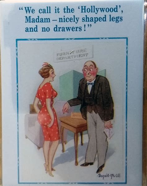 Donald Mcgill Saucy Postcard Fridge Magnets