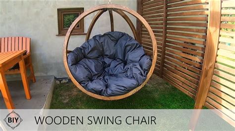 🔨diy Wooden Outdoor Swing Chair Wiszący Fotel Ogrodowy Youtube