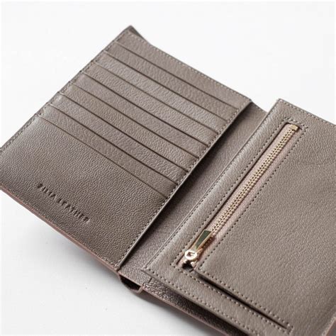 En Marché Passport Wallet Nude Zilia Leather