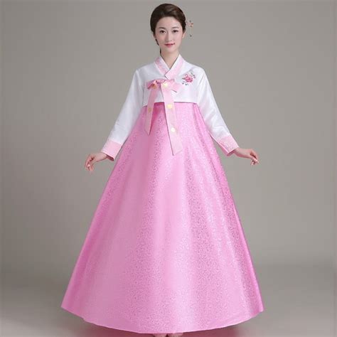 New Arrival Korean Hanbok Vintage Korean Traditional Dress Ladies Women Elegant Hanbok Korean
