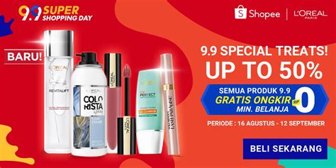 Toko Online L'Oreal Paris Indonesia Official Shop | Shopee Indonesia