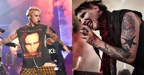 Marilyn Manson Says Justin Bieber Is A Real Piece Of Sht For
