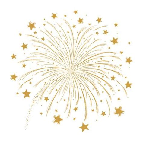 Download High Quality Fireworks Clipart Gold Transparent Png Images